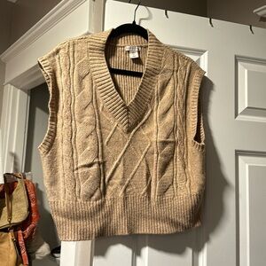 Sincerely Jules argyle sweater vest size L